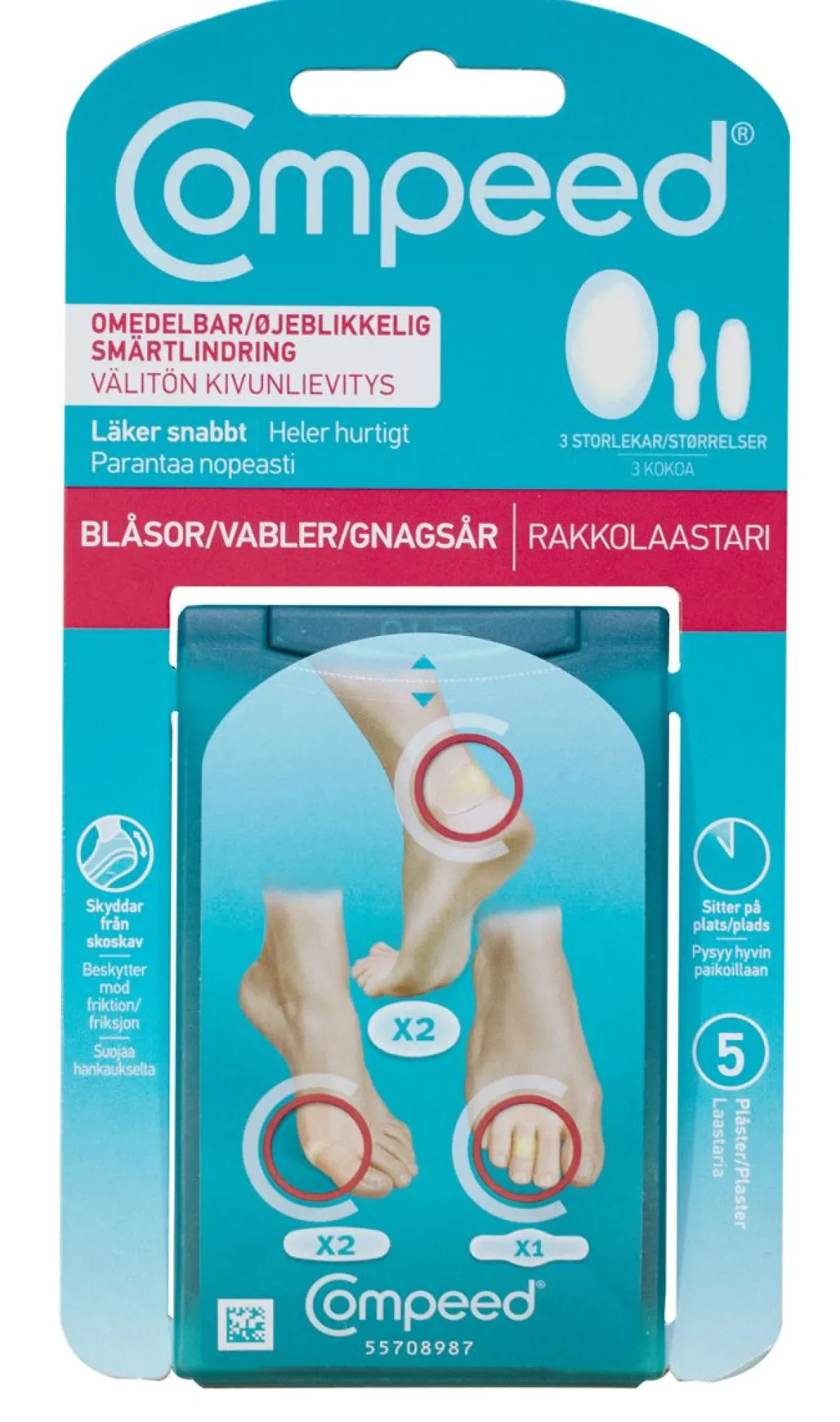 COMPEED RAKKOLAASTARIT MIX PACK 5 KPL 5 KPL