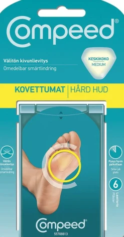 COMPEED KOVETTUMAT LAASTARI  6 KPL