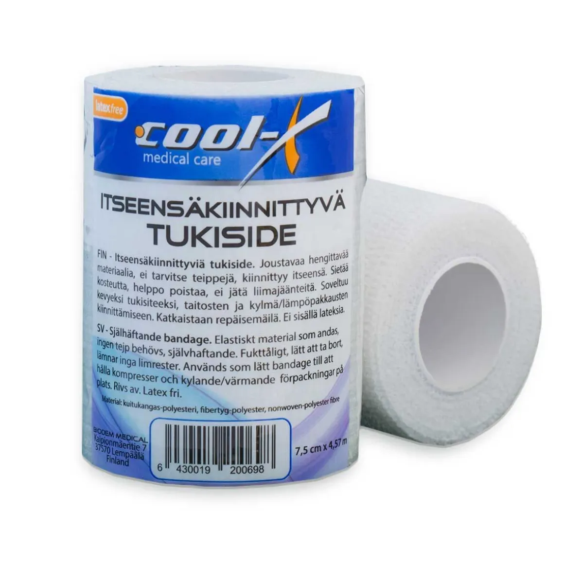 COOL-X TUKISIDE ITSEENSÄ KIINNITTYVÄ