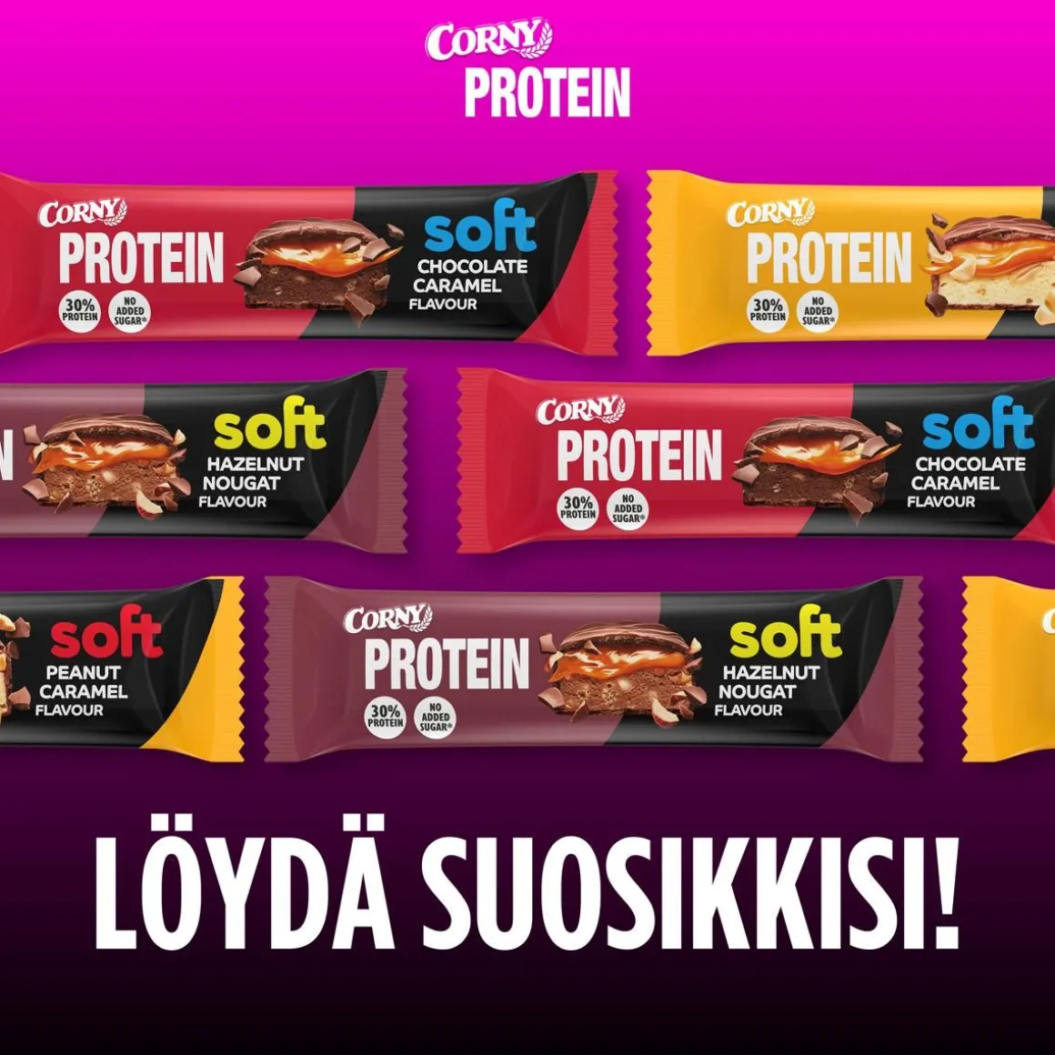 CORNY PROTEIINIPATUKKA HASSELPÄHKINÄ 45 G