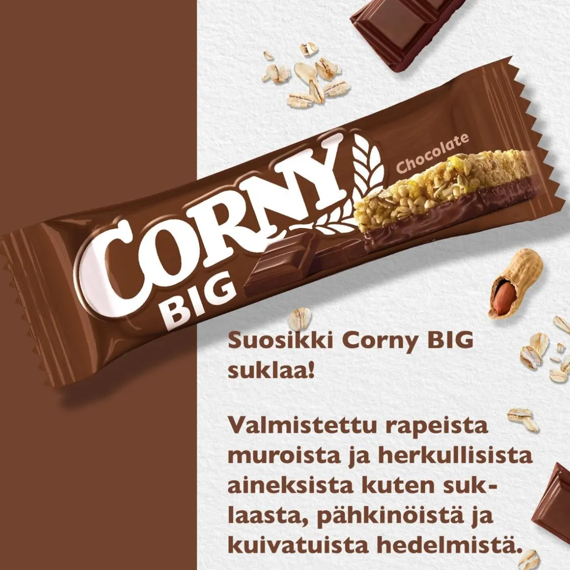 CORNY BIG VÄLIPALAPATUKKA SUKLAA-BANAANI 50 G