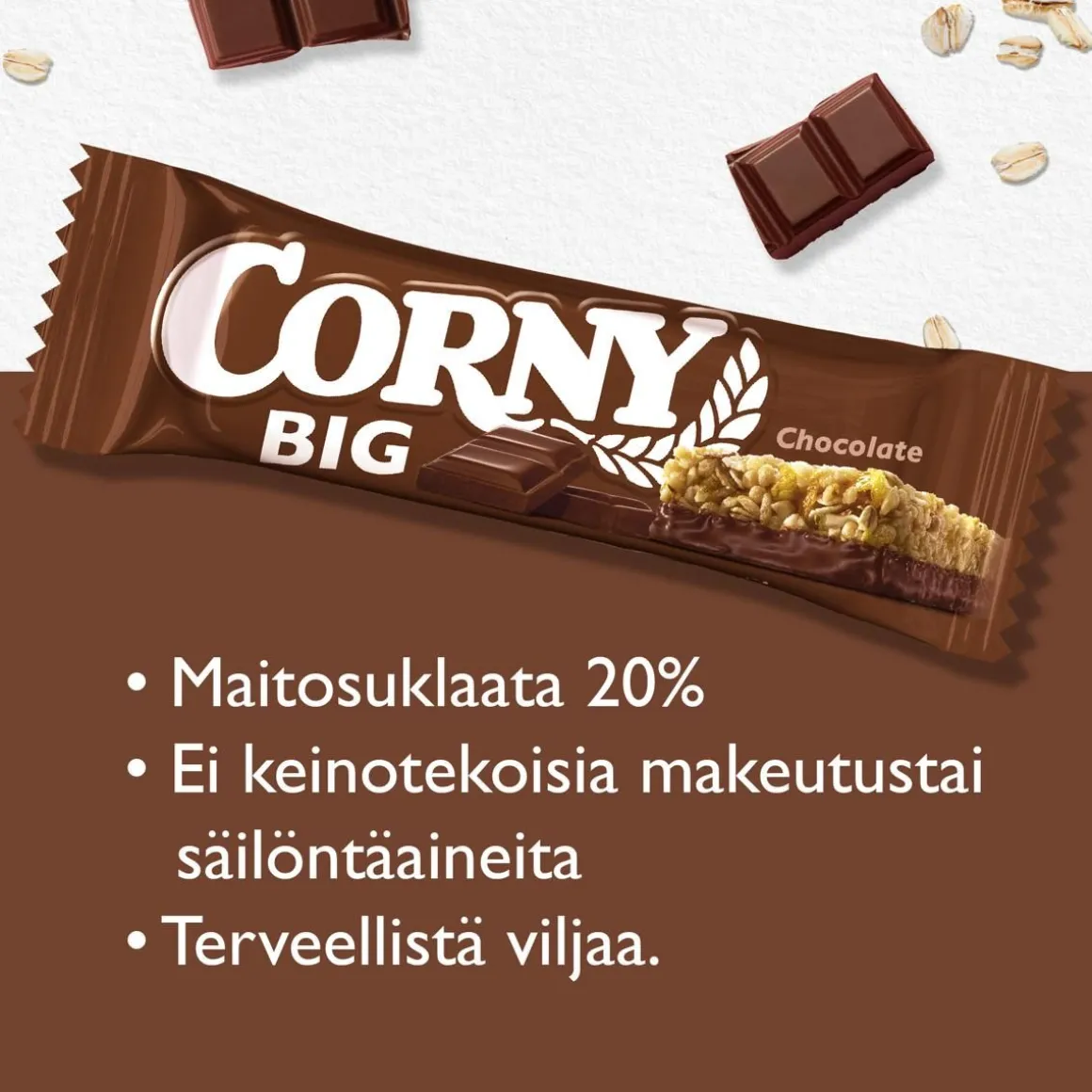 CORNY BIG VÄLIPALAPATUKKA SUKLAA-BANAANI 50 G