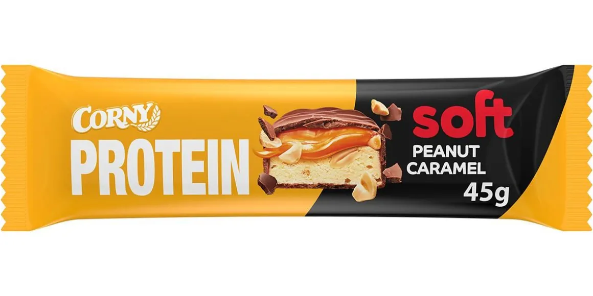 CORNY PROTEIINIPATUKKA PÄHKINÄ-KARAMELLI 45 G