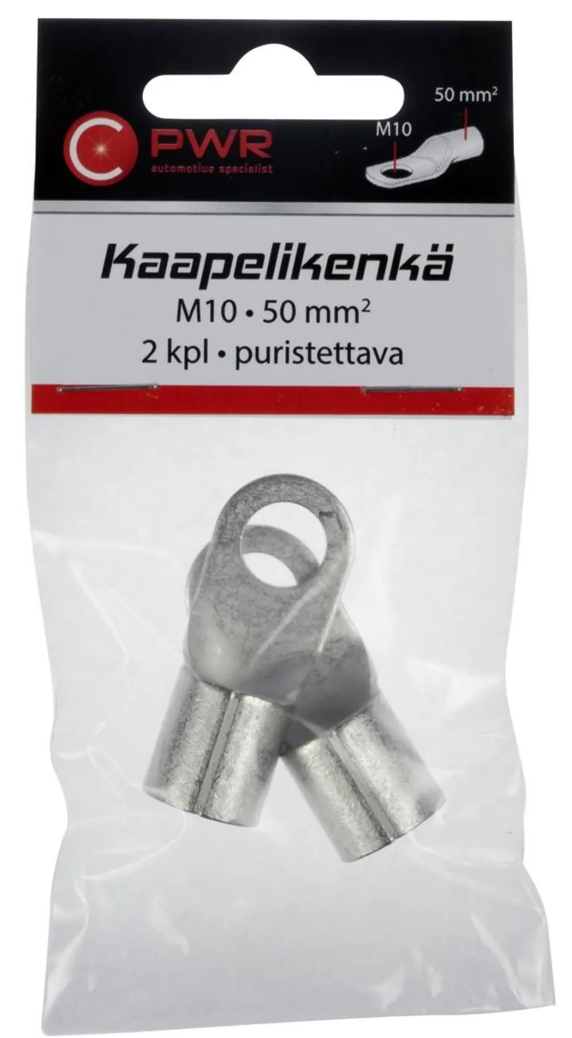 C-PWR KAAPELIKENKÄ M10 50MM2 2KPL PURISTETTAVA