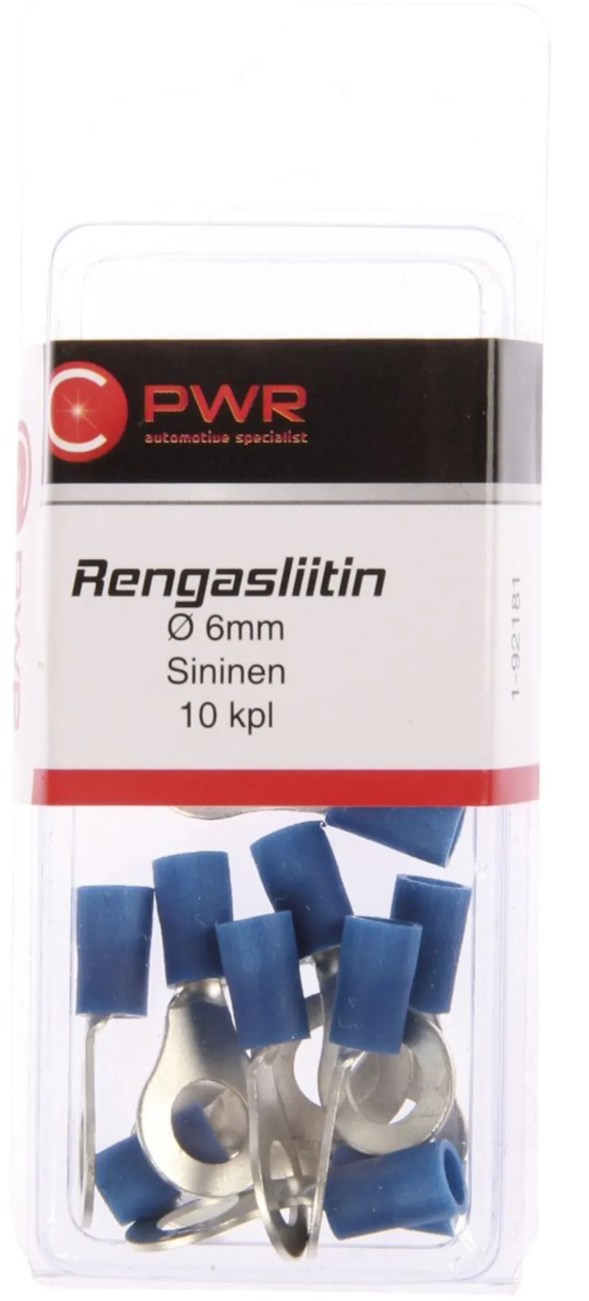 C-PWR RENGASLIITIN Ø6MM SININEN 10KPL