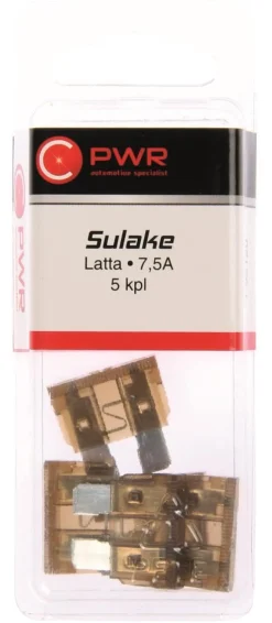 C-PWR SULAKE LATTA 7,5A 5KPL