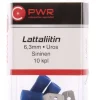 C-PWR LATTALIITIN 6,3MM UROS SININEN 10KPL