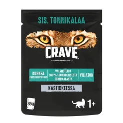 CRAVE KISSAN ANNOSATERIA 4*85G TONNIKALAA 340 G
