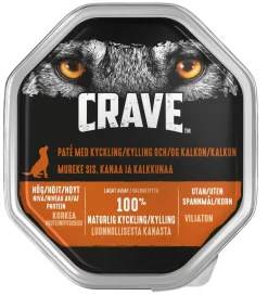 CRAVE KOIRAN ANNOSATERIA KANA-KALKKUNA 150 G