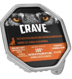 CRAVE KOIRAN ANNOSATERIA KANA-KALKKUNA 150 G