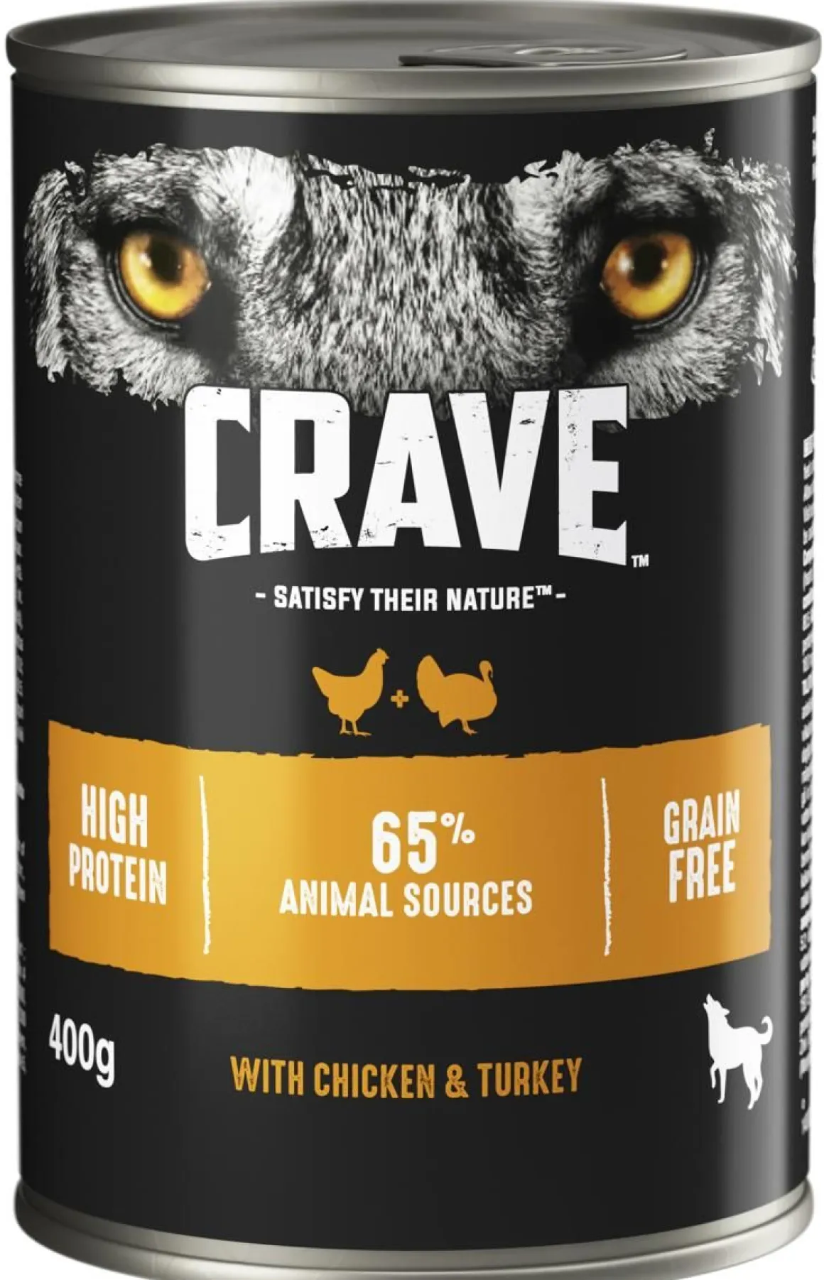 CRAVE KOIRAN MUREKE ADULT KANA&KALKKUNA 400 G