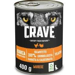 CRAVE KOIRAN MUREKE ADULT KANA&KALKKUNA 400 G