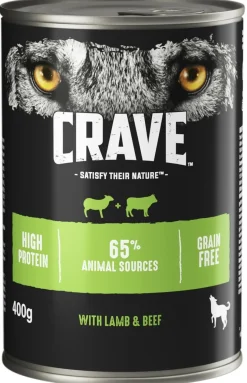 CRAVE KOIRAN MUREKE ADULT LAMMAS & HÄRKÄ 400 G