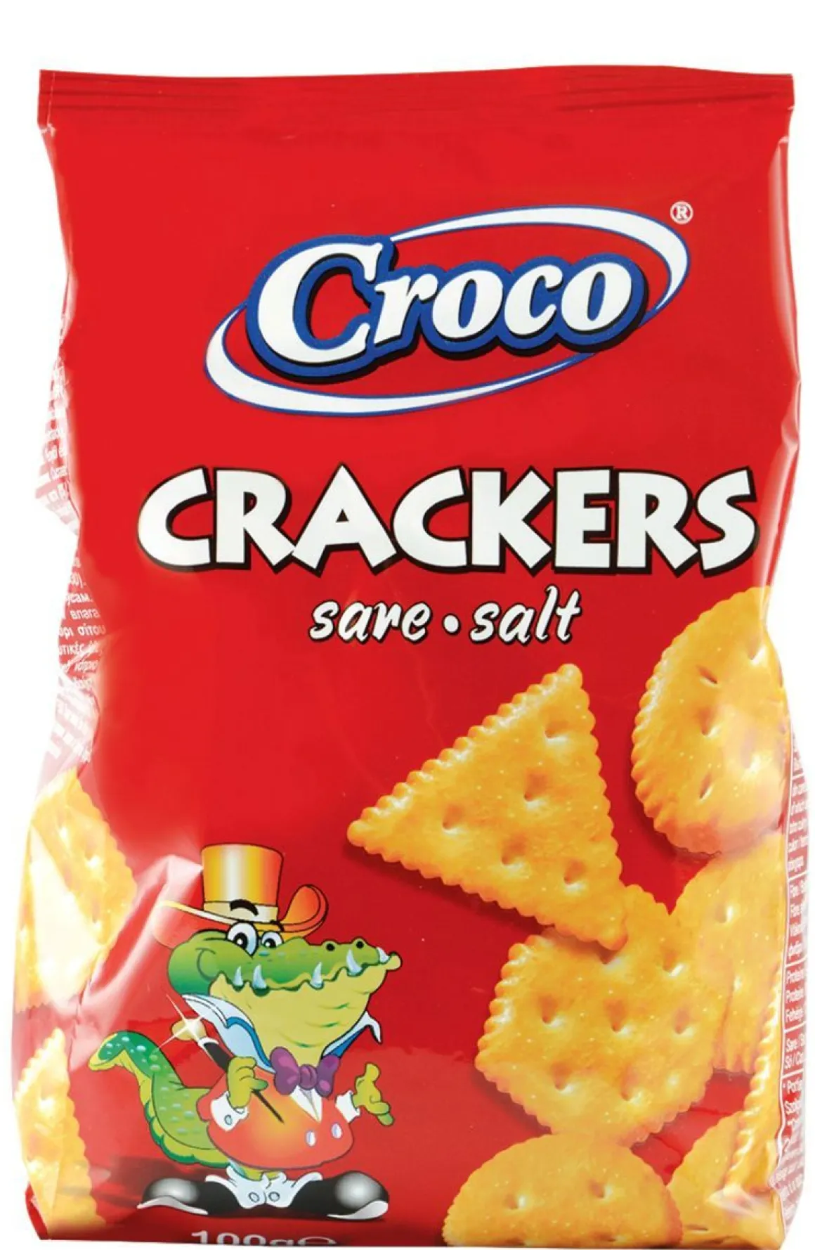 CROCO CRACKERS SALT 100 G