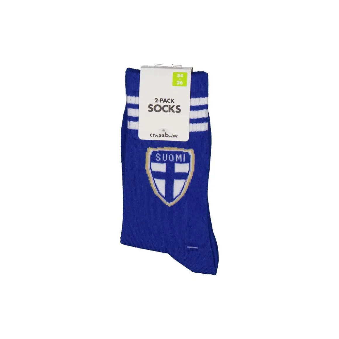 CROSSBOW LASTEN SPORT SUKAT 2-PACK, WORLD CUP FOOTBALL FINLAND