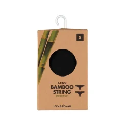 CROSSBOW N. 2-PACK BAMBU STRING-HOUSU, MUSTA, KOKO S