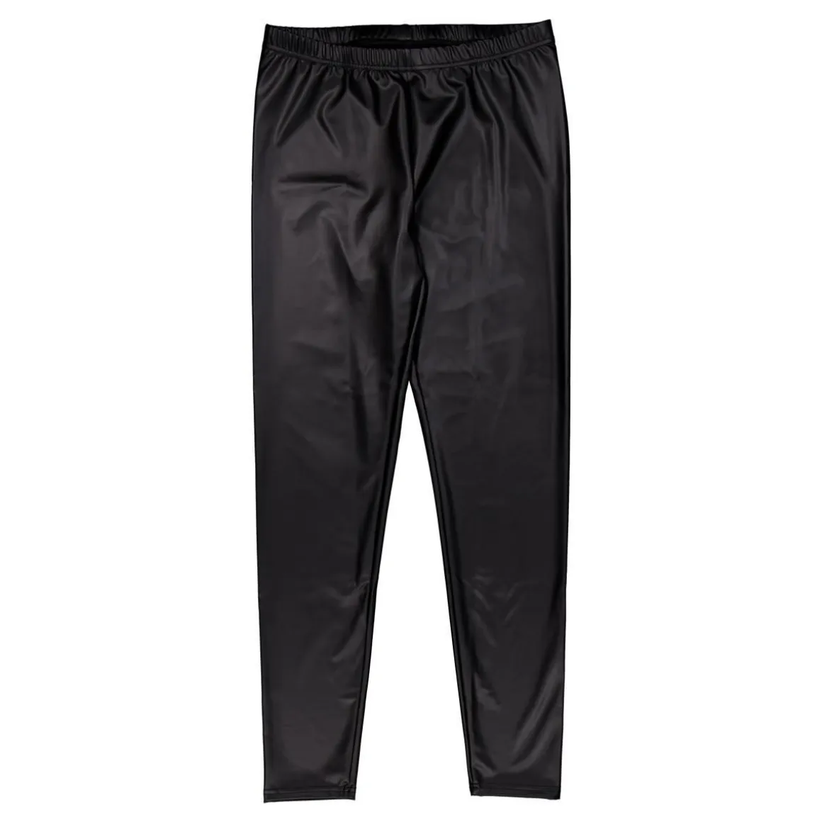 CROSSBOW NAISTEN "FAKE LEATHER" LEGGINGS, MUSTA