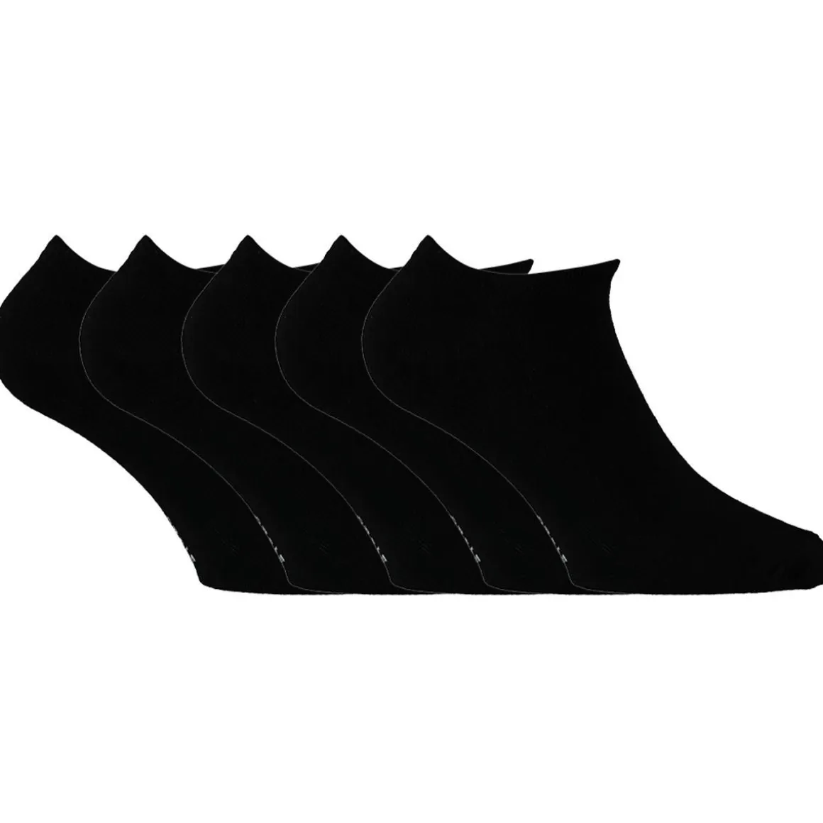 CROSSBOW NAISTEN 5-PACK SNEAKERS, MUSTA
