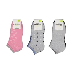 CROSSBOW LASTEN SPORT SUKAT 4-PACK LYHYT, PINKKI/SININEN