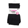 CROSSBOW NAISTEN LEGGINGS 2KPL/PKT, MUSTA, KOKO S