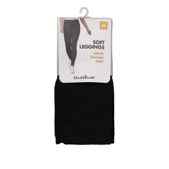 CROSSBOW NAISTEN SOFT LEGGINGS, MUSTA LAJITELMA