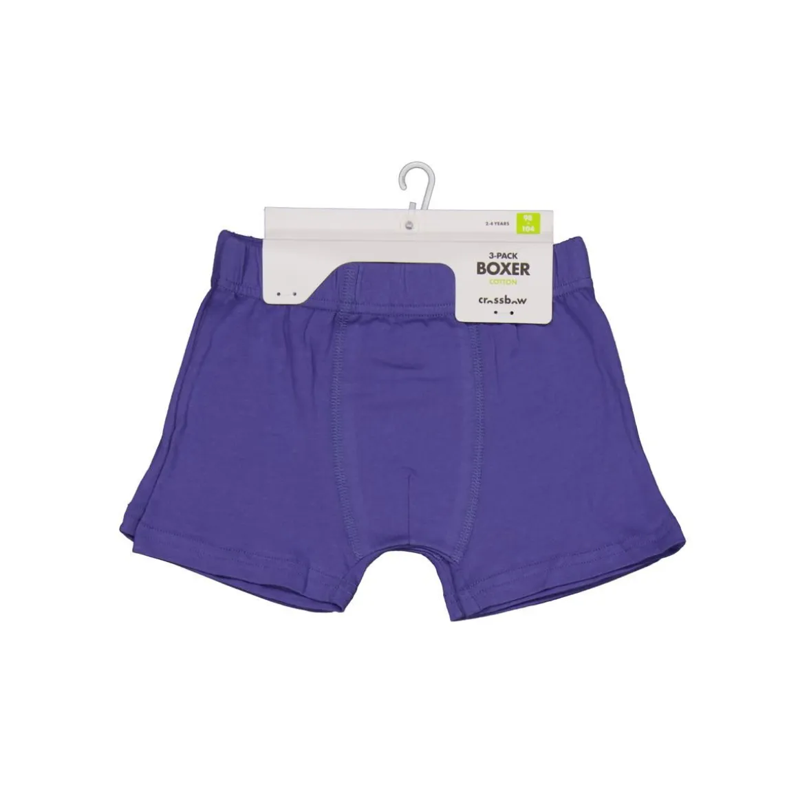 CROSSBOW POIKIEN 3-PACK BOXERIT, KOKO 110/116