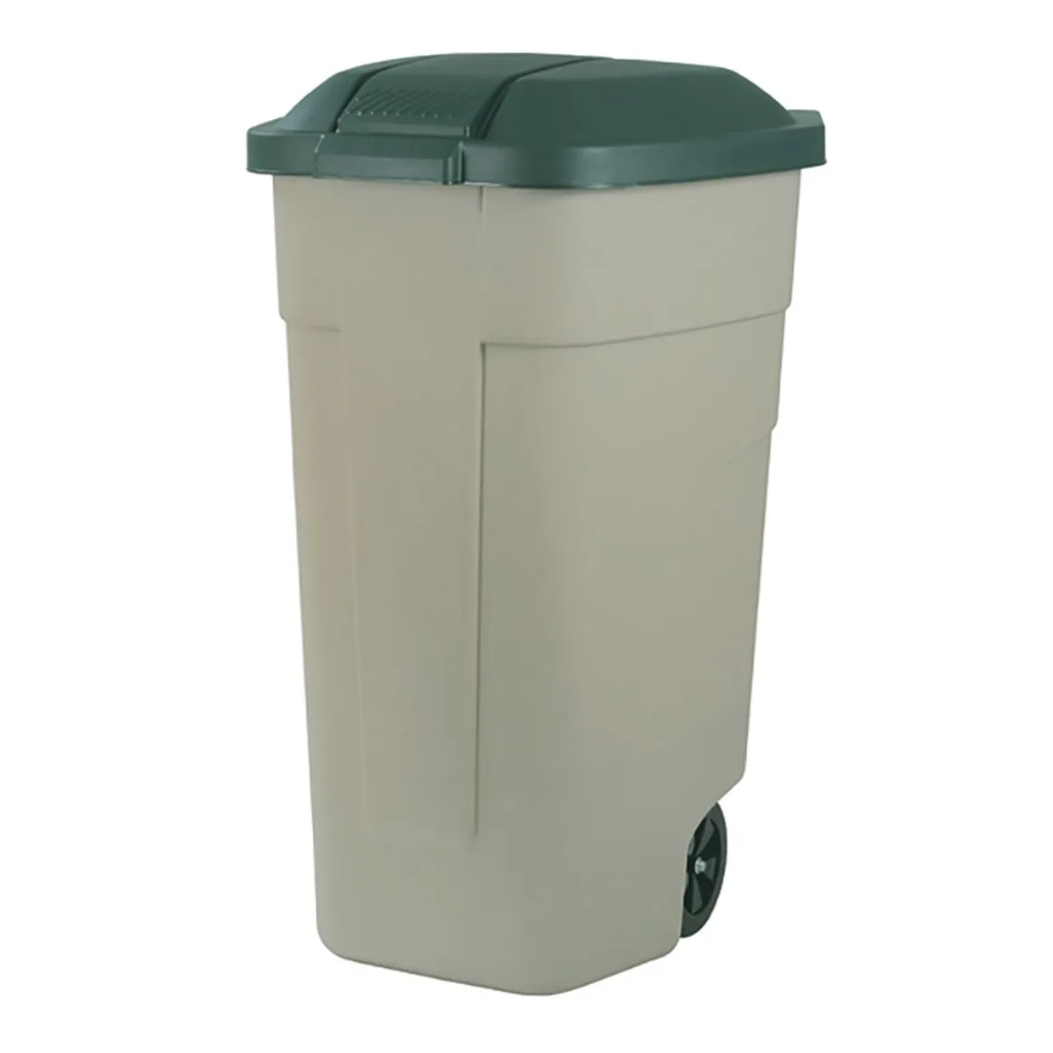 CURVER JÄTEASTIA 110L BEIGE/VIHREÄ