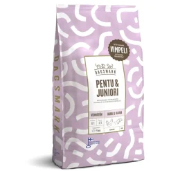 DAGSMARK TÄYSRAVINTO PENTU & JUNIOR VEHNÄTÖN KANA-KAURA 10 KG
