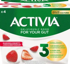 DANONE ACTIVIA MANSIKKA 4*125G 500 G