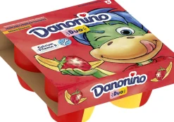 DANONE DANONINO HEDELMÄRAHKA MANSIKKA-BANAANI 4*95G 380 G