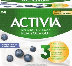 DANONE ACTIVIA MUSTIKKA 4*125G 500 G