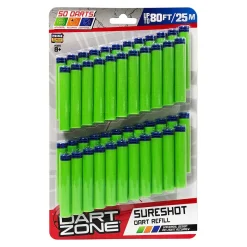 DART ZONE VAAHTOMUOVIAMMUS TÄYTTÖPAKKAUS 50 KPL