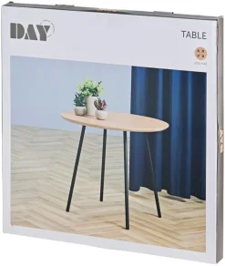 DAY PÖYTÄ Ø55H 45CM MUSTA-PUU