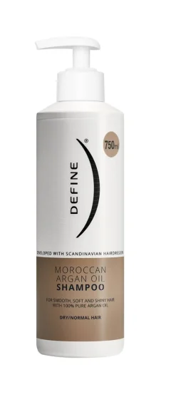 DEFINE MOROCCAN ARGAN OIL SHAMPOO KUIVILLE HIUKSILLE 750 ML