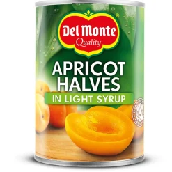 DEL MONTE APRIKOOSINPUOLIKKAITA SOKERILIEMESSÄ 240 G