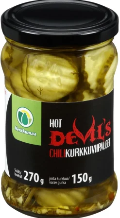 DEVIL'S CHILINEN VIIPALEKURKKU 270/160G 160 G
