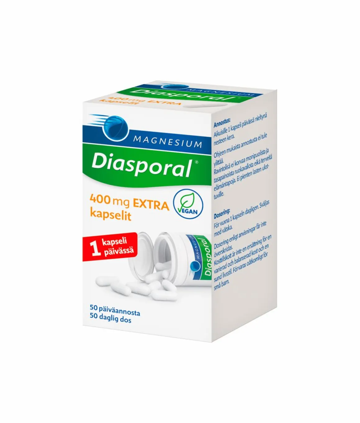 DIASPORAL MAGNESIUM 400 EXTRA 50 KPL