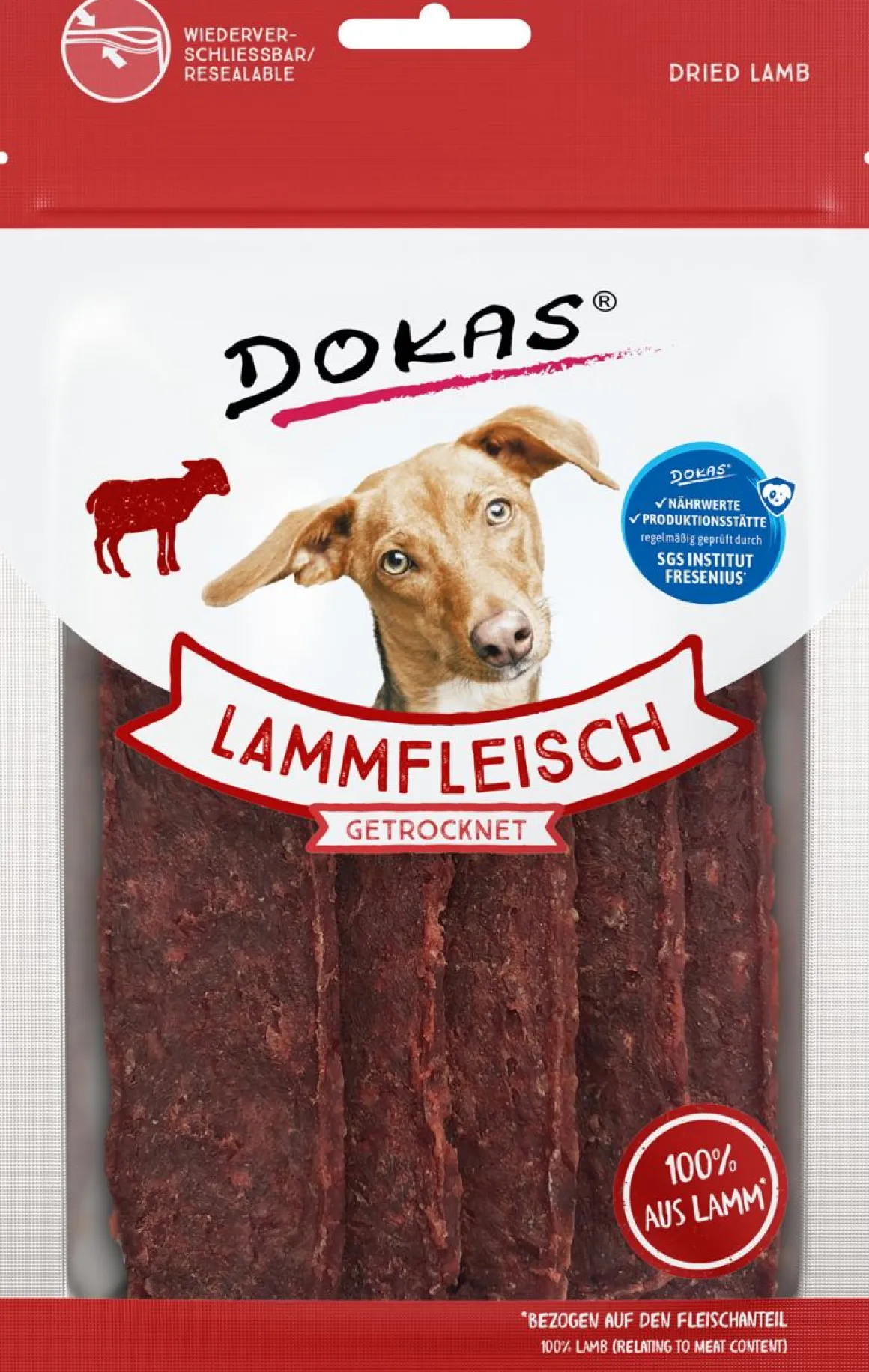 DOKAS KOIRALLE KUIVATTU LAMMASFILEE 70 G