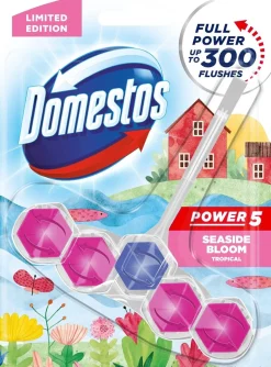 DOMESTOS POWER 5 WC-RAIKASTIN LIMITED EDITION SEASIDE BLOOM 55 G