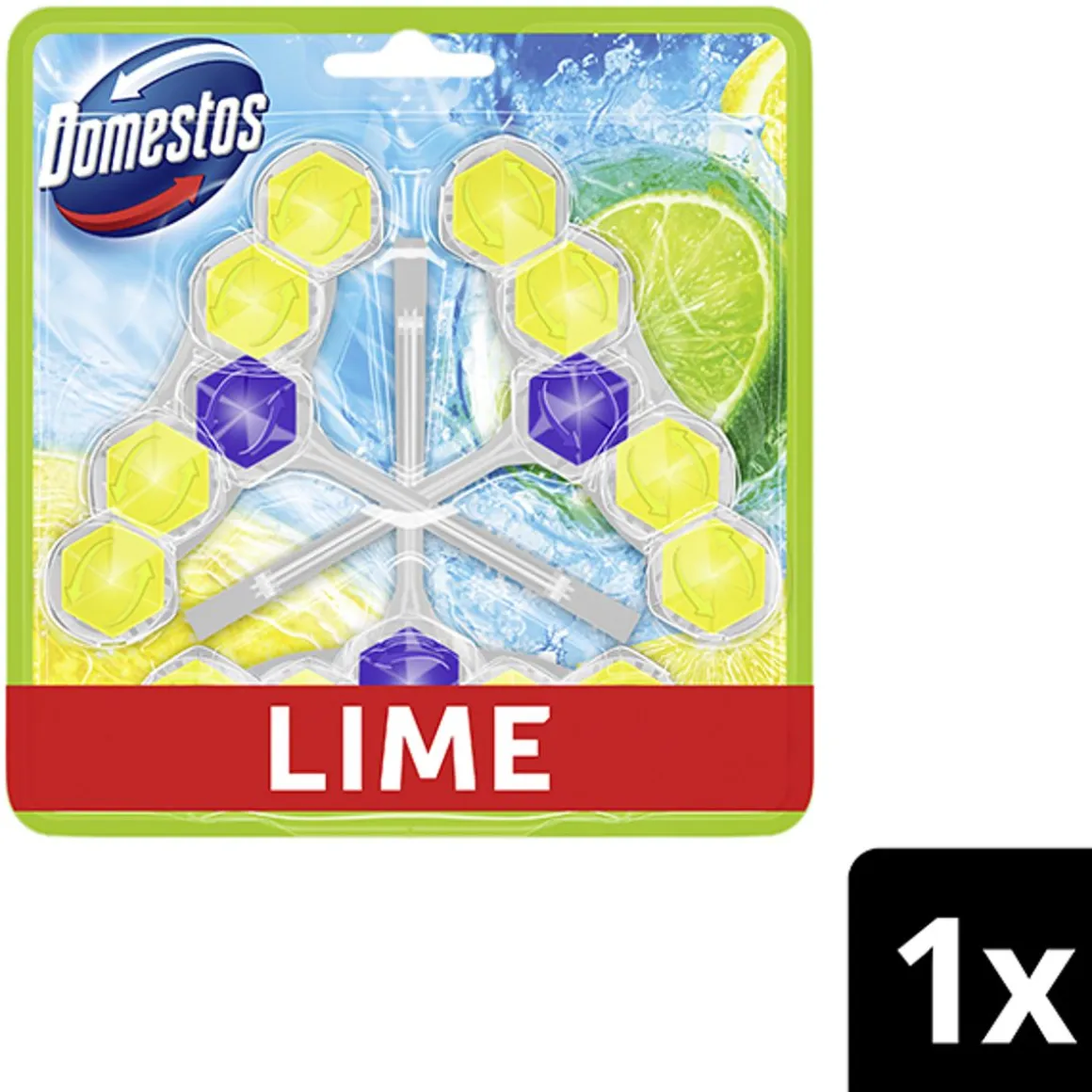 DOMESTOS WC-RAIKASTIN POWER 5 LIME 3-PACK 3 KPL