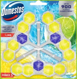 DOMESTOS  WC-RAIKASTIN POWER 5 LIME 3-PACK 3 KPL