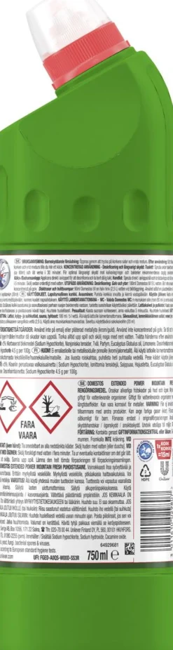 DOMESTOS MOUNTAIN FRESH WC-PUHDISTUSAINE 750 ML