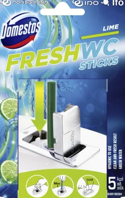 DOMESTOS WC-TIKUT LIME 5-PACK 475 G