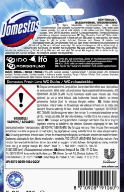 DOMESTOS WC-TIKUT LIME 5-PACK 475 G