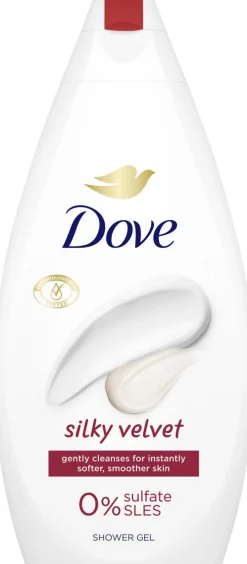 DOVE ESSENTIAL SILKY VELVET SUIHKUSAIPPUA 450 ML