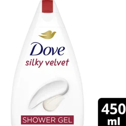 DOVE  ESSENTIAL SILKY VELVET SUIHKUSAIPPUA 450 ML