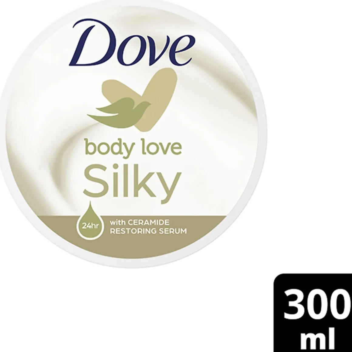 DOVE SILKY BODY CREAM 300 ML
