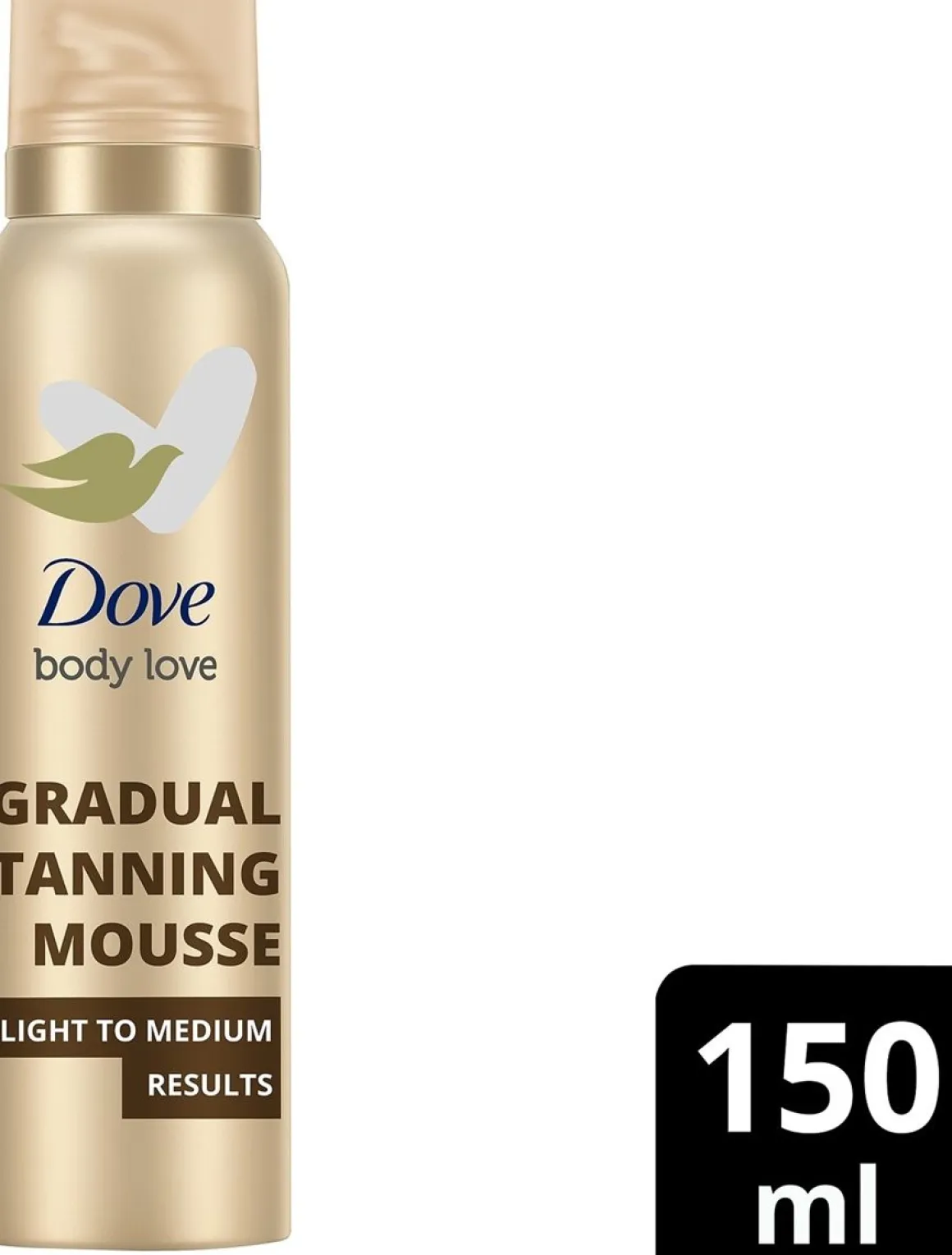 DOVE TANNING MOUSSE FAIR TO MEDIUM 150 ML