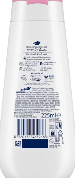 DOVE  ADVANCED GLOWING SUIHKUSAIPPUA 225 ML
