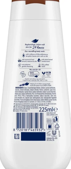 DOVE  ADVANCED RESTORING SUIHKUSAIPPUA 225 ML